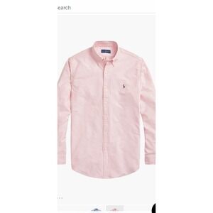 Polo Ralph Lauren  3XB Pink Long Sleeve Button Down Flesh Pony